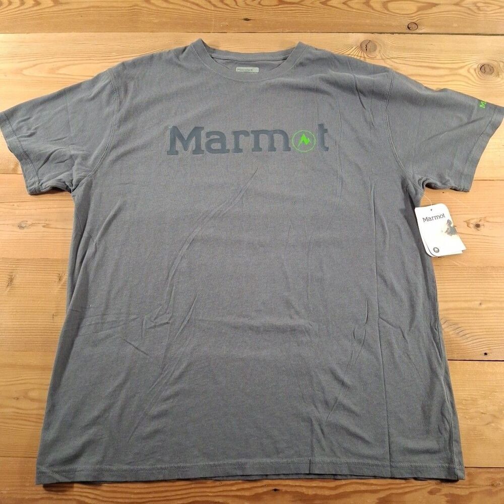 Marmot Tshirt Mens Xl Gray New